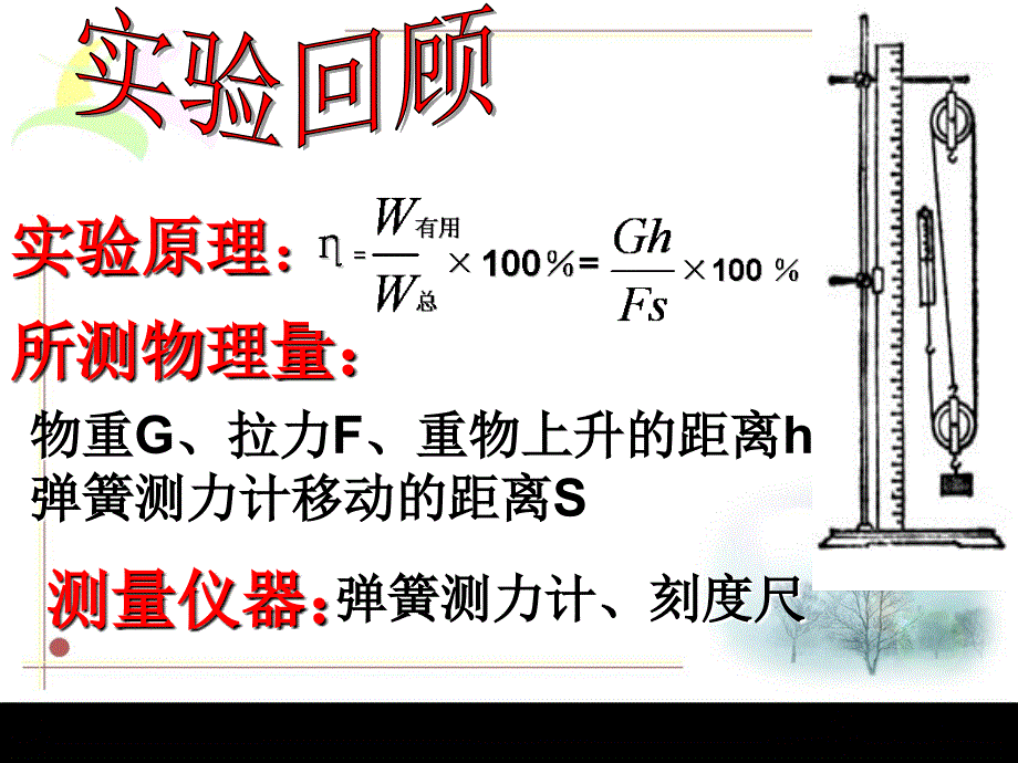 测滑轮组的机械效率_第2页