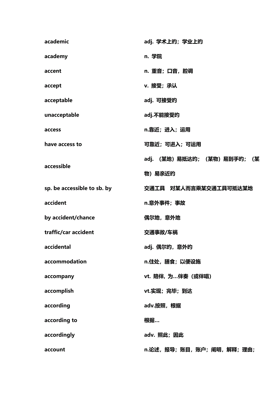 上海高考词汇手册及时雨A精编版_第2页