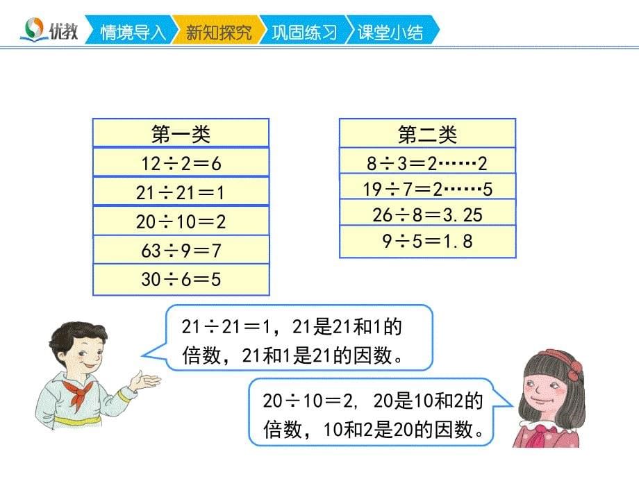 第1课时因数和倍数名师教学课件_第5页