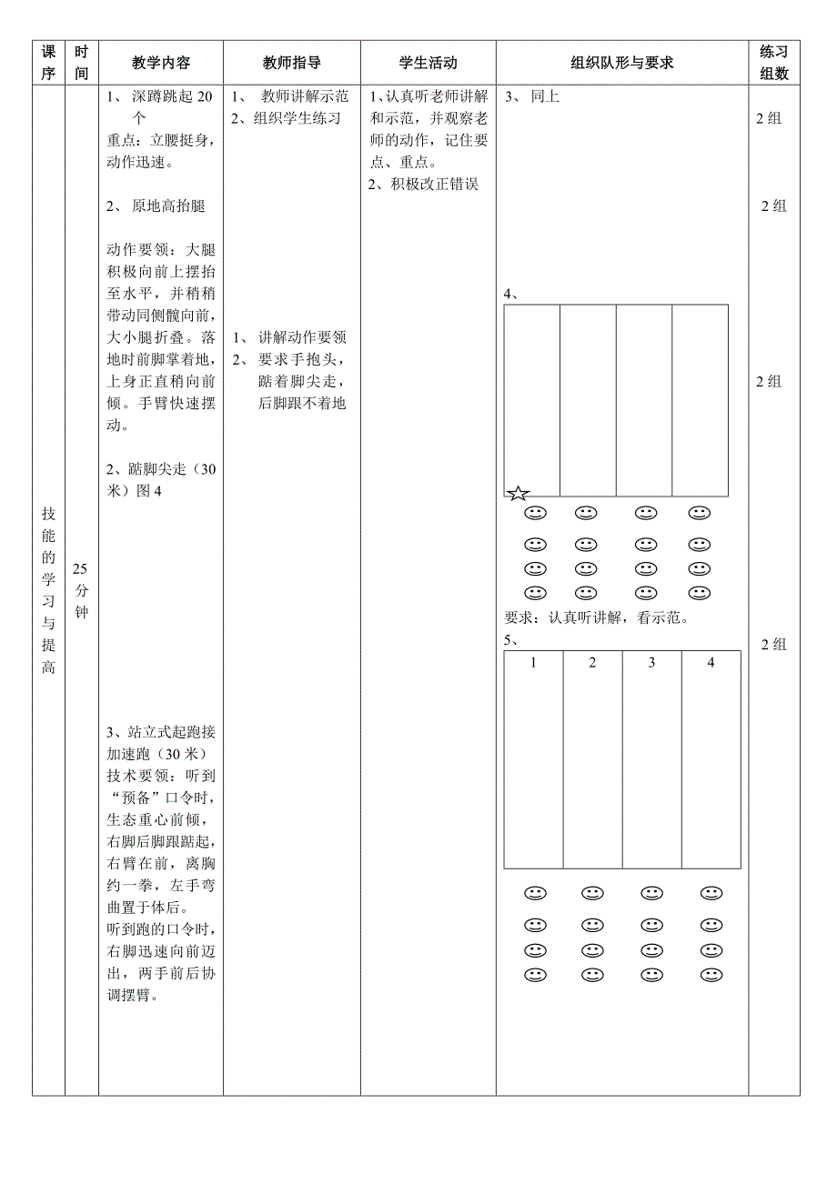 中学体育公开课教案_第2页