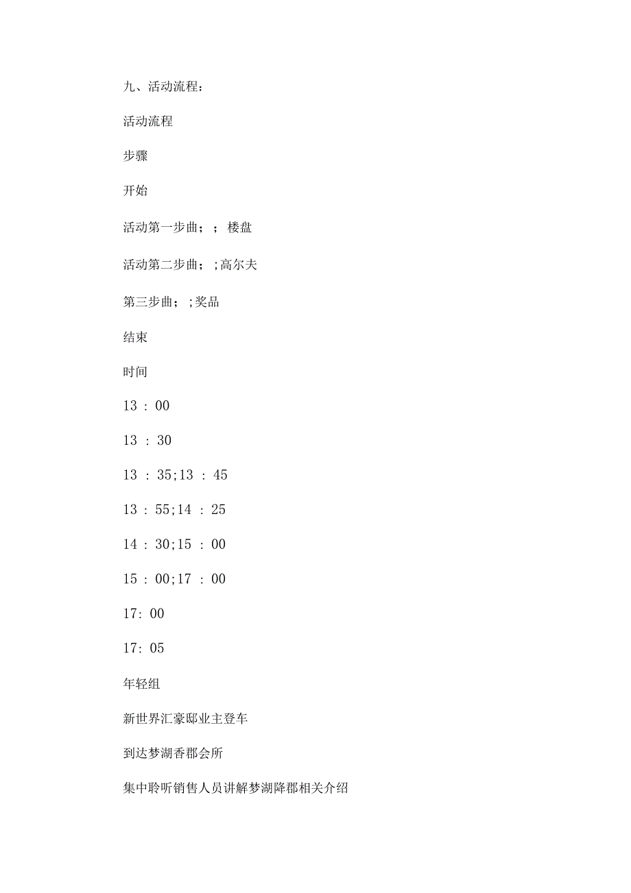 高尔夫比赛活动策划_第3页