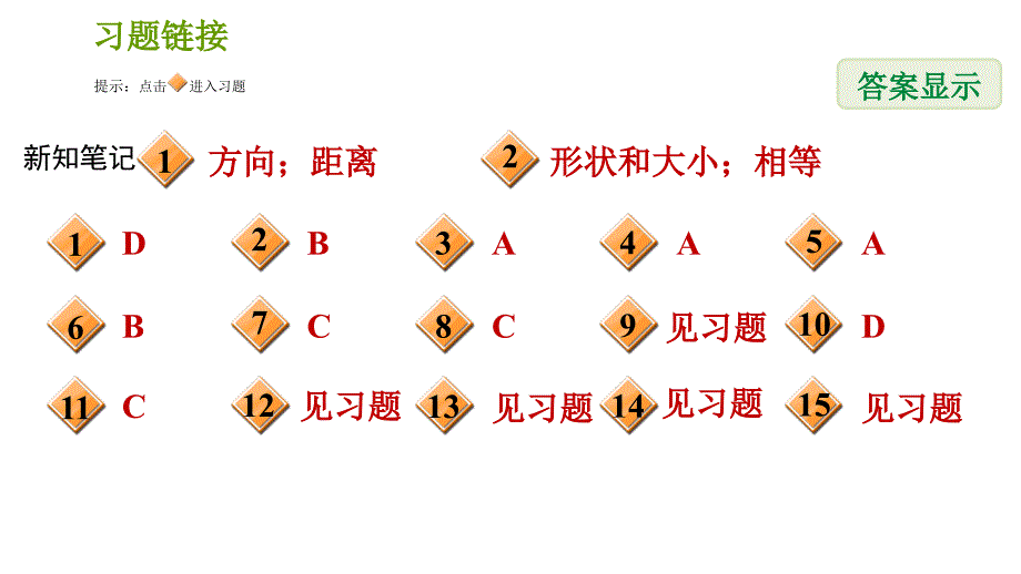 湘教版七年级下册数学 第4章 4.2　平移 习题课件_第2页