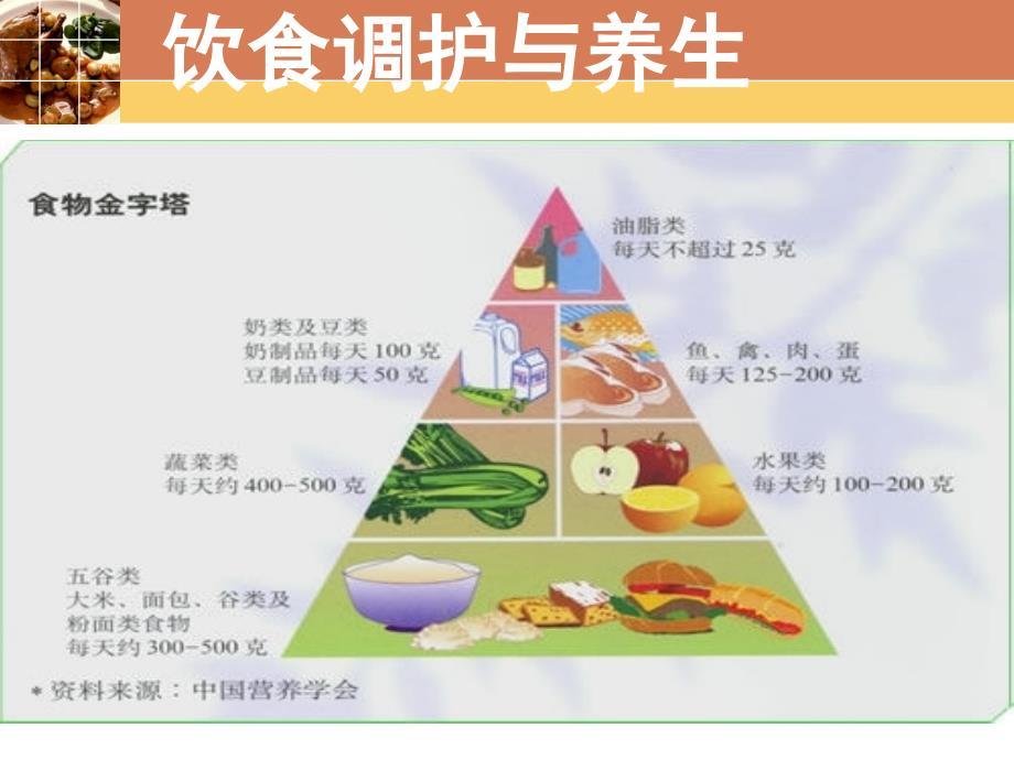 饮食调护与养生