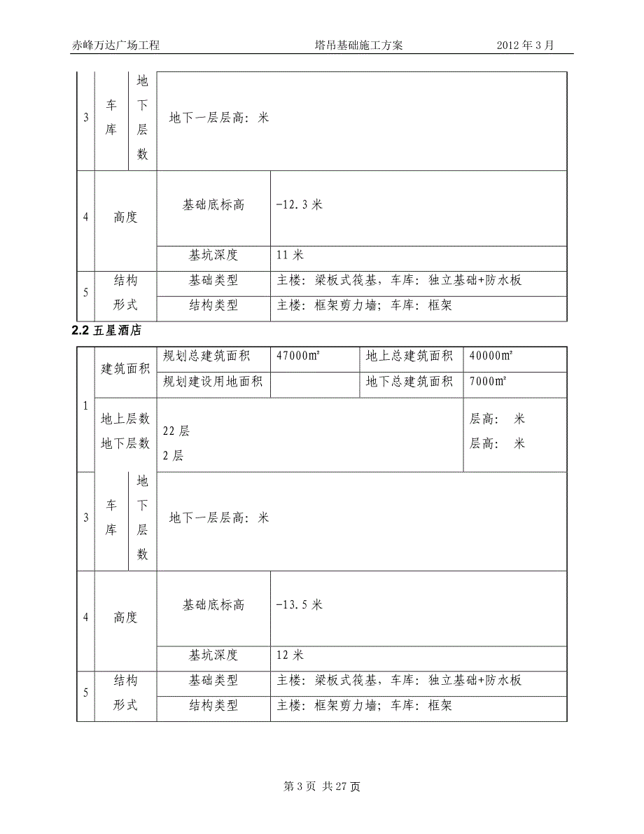 万达广场塔吊基础施工方案_第3页