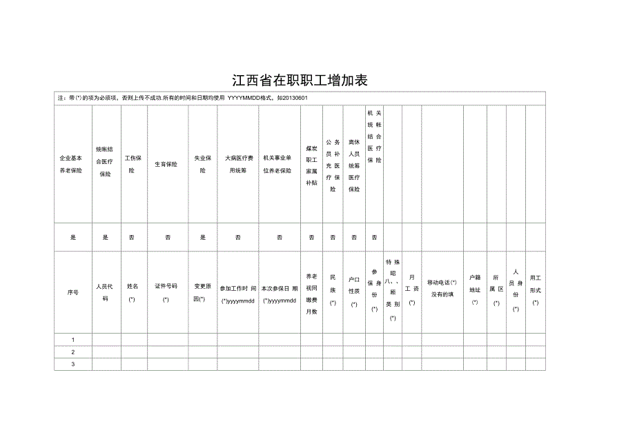 江西在职职工增加表_第1页