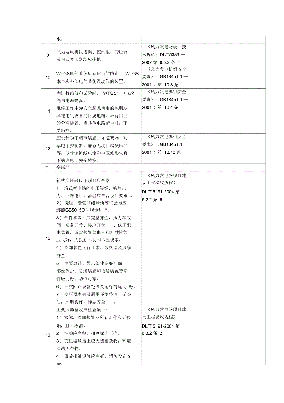 电气一次检查表_第3页