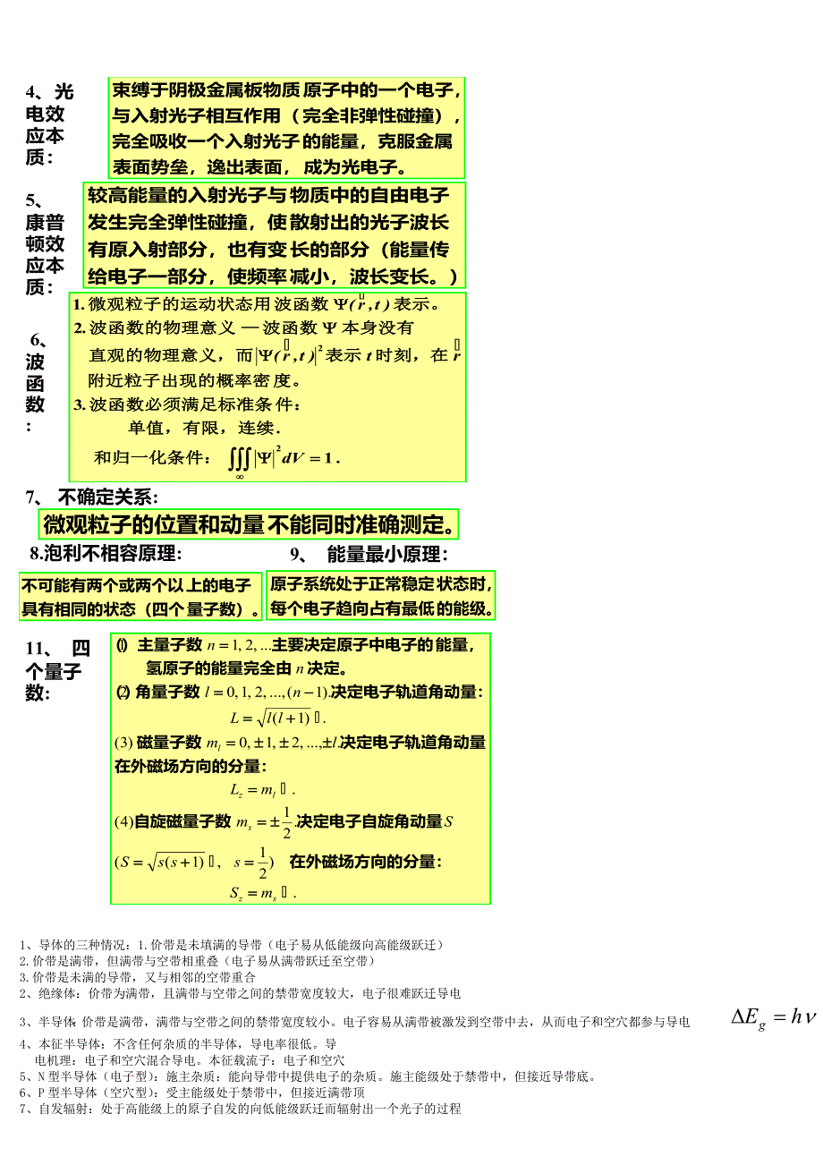 大学物理小抄物理4_第2页