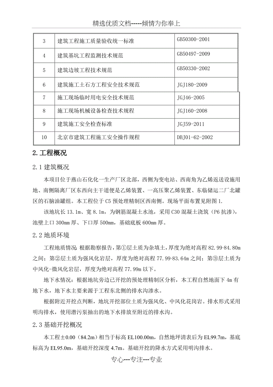 地坑土方开挖施工方案(安全专项)_第2页