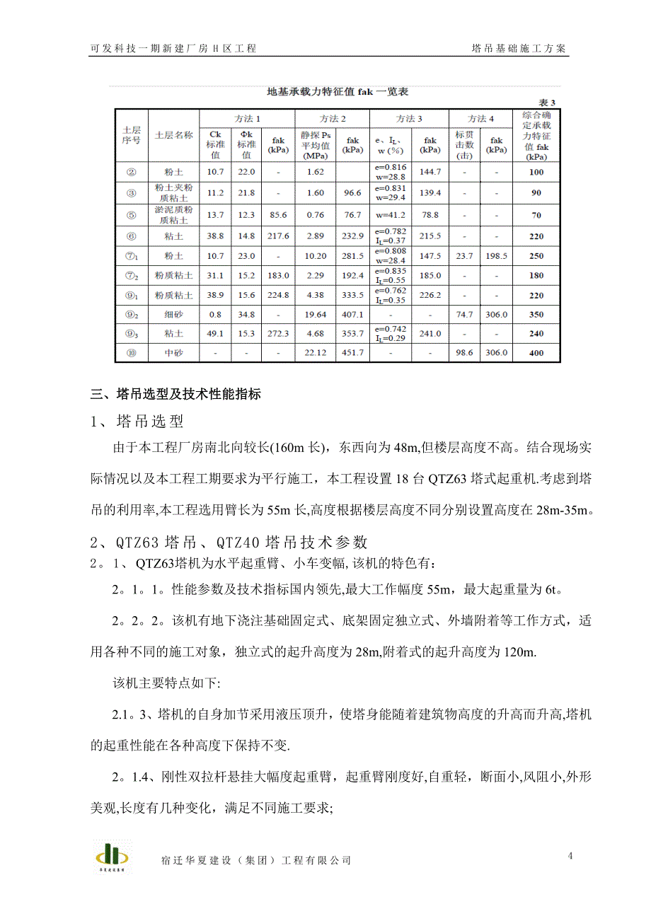 塔吊基础施工方案---QTZ63QTZ40.doc_第4页