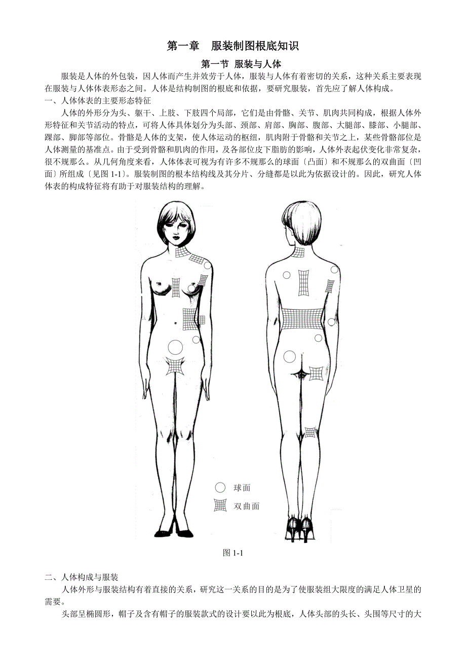 服装结构制图第一章.docx_第1页