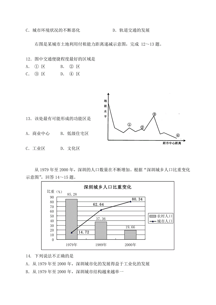 高二地理水平测试模拟试题.doc_第3页