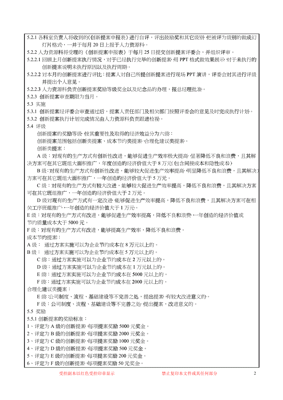 创新提案管理制度新_第2页