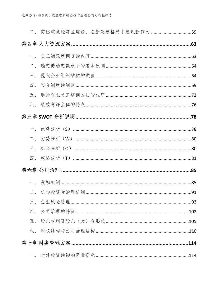 湘西关于成立电解铜箔技术应用公司可行性报告（模板范本）_第3页