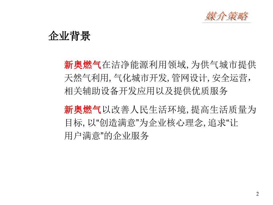 XINAO燃气形象广告媒介策略_第2页