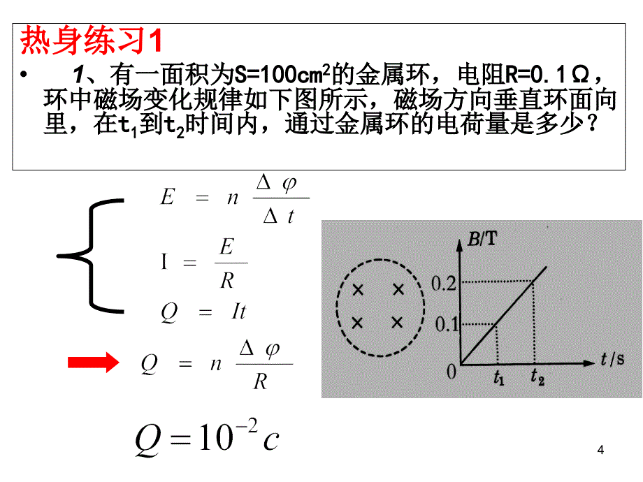 法拉第电磁感应定律的应用PPT精选文档_第4页