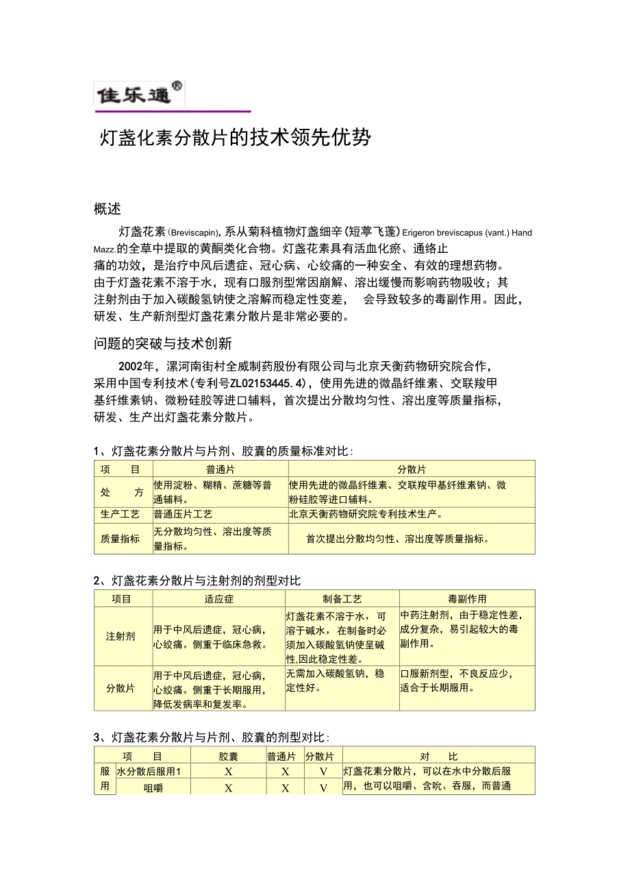 灯盏花素分散片学术推广资料_第2页