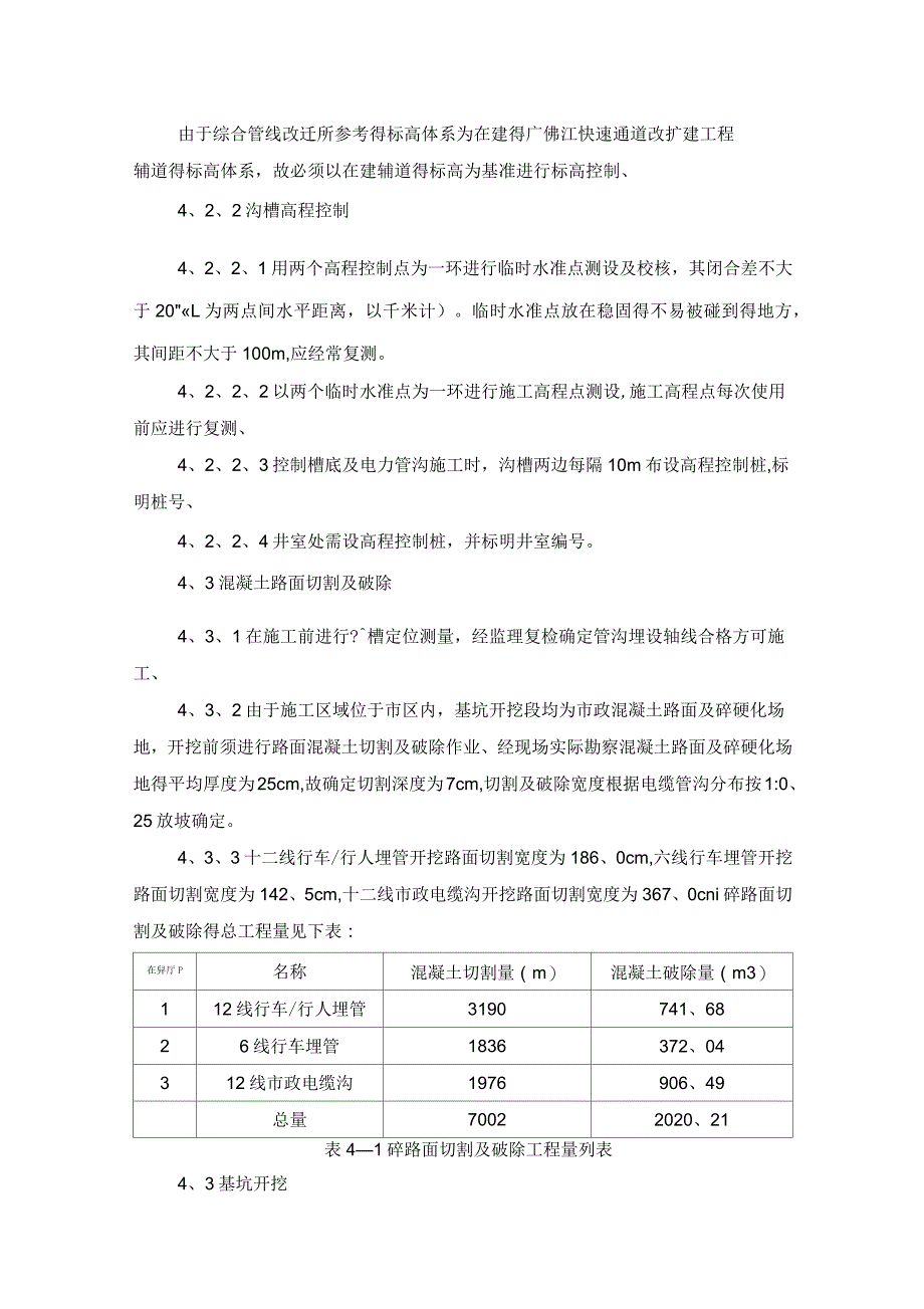 10KV综合电力管沟土建施工技术方案_第4页