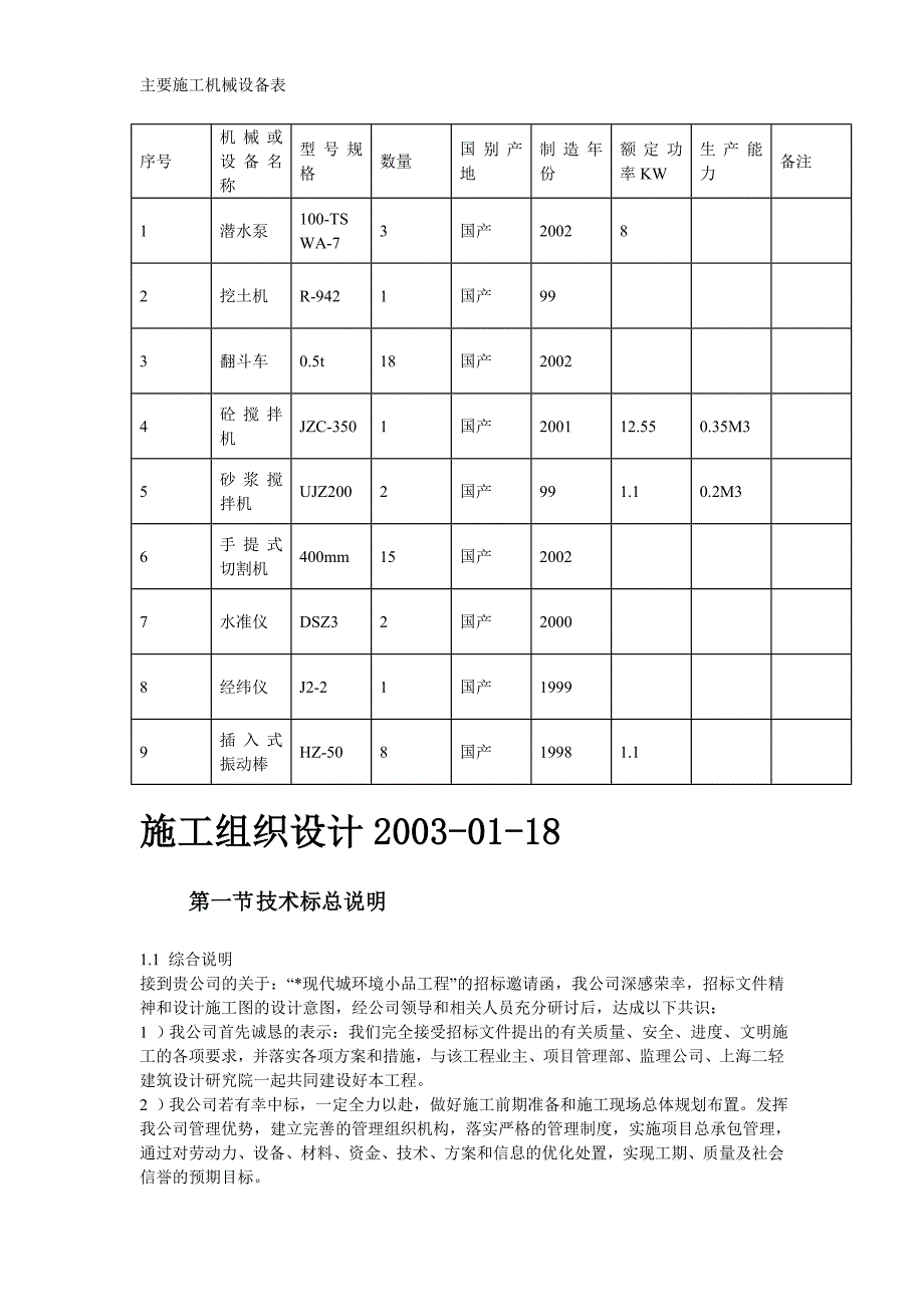 某现代城园林景观标书全套_第3页