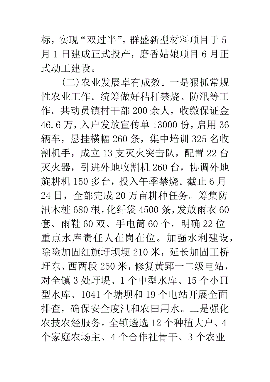 乡镇20XX年上半年工作总结及下半年工作计划.docx_第2页