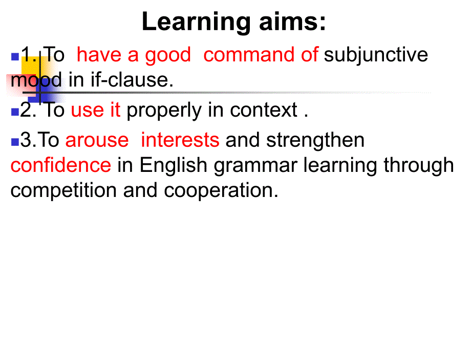 人教版选修六高中英语Subjunctive Moodin Ifclauses课件_第2页