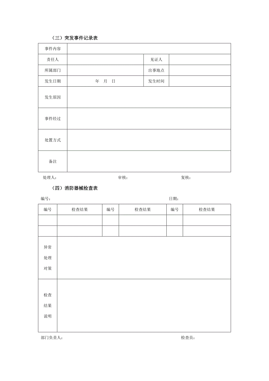 企业安全管理实用表单汇编【含22份实用表格】_第4页