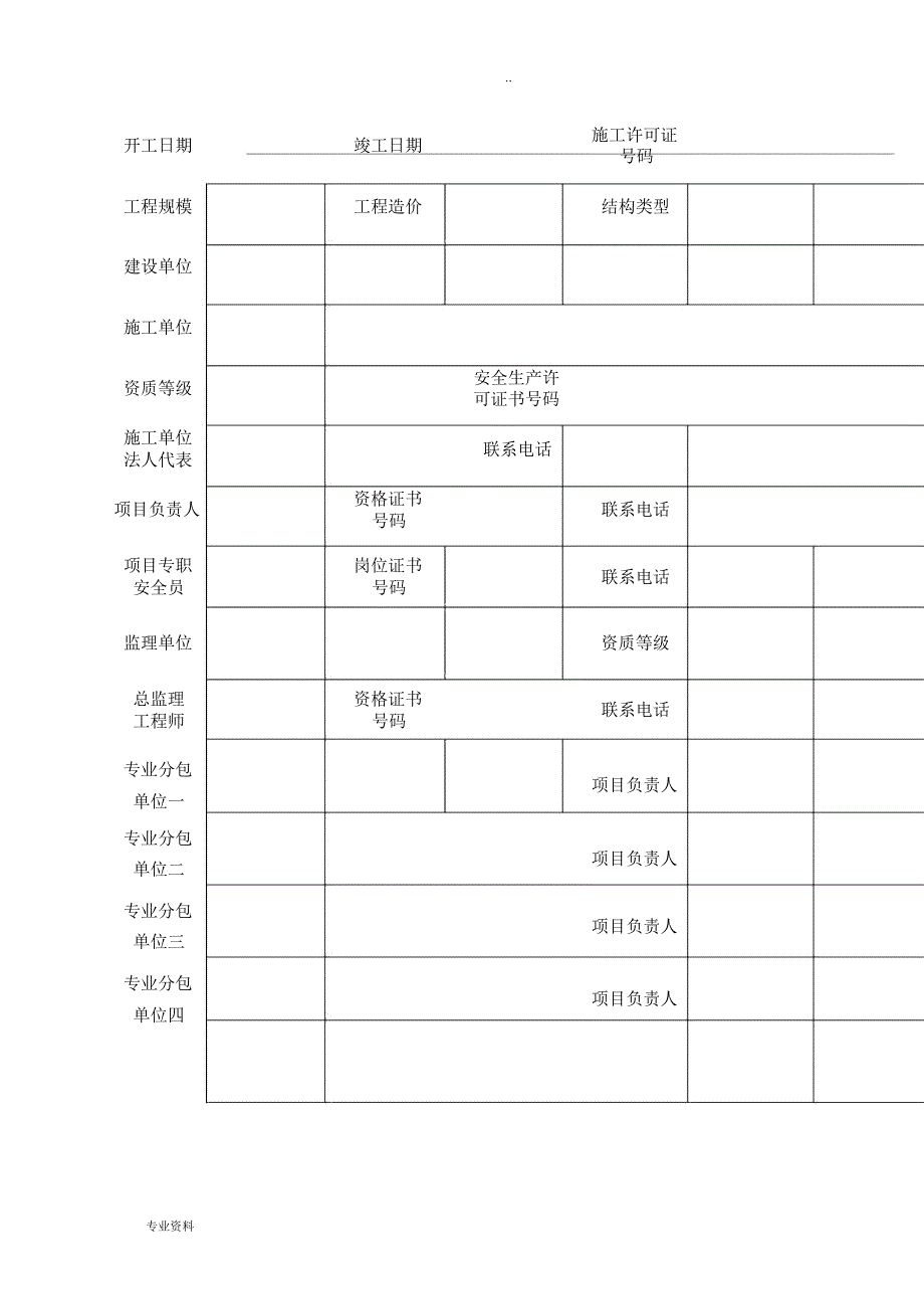 建筑施工安全项目自评材料_第4页