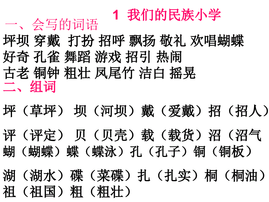 三年一期每课知识点复习.ppt_第1页