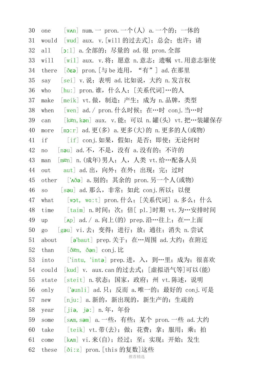 基础2000词汇英语参考word_第2页