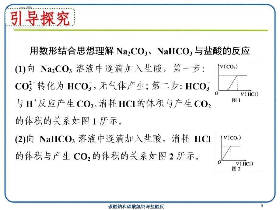 碳酸钠和碳酸氢钠与盐酸反课件_第5页