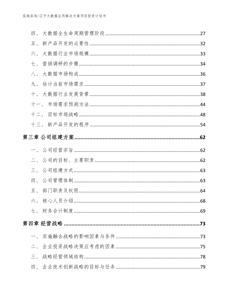 辽宁大数据应用解决方案项目投资计划书_第3页