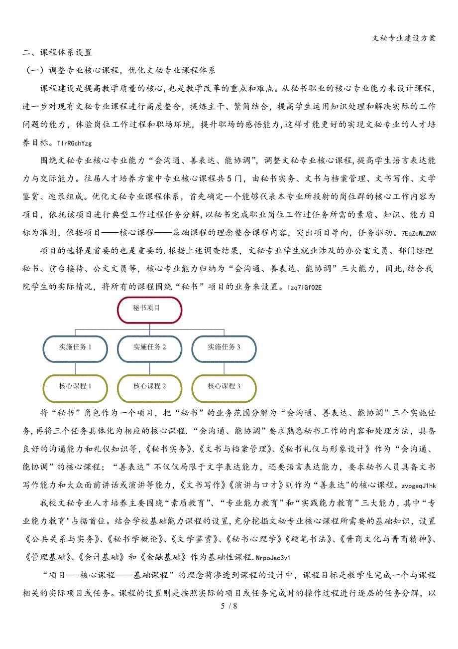 文秘专业建设方案.doc_第5页