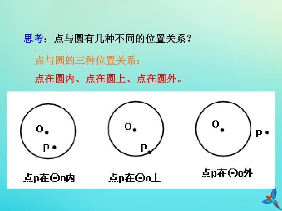 2019-2020学年九年级数学下册 第二十九章 直线与圆的位置关系 29.1 点与圆的位置关系教学课件 （新版）冀教版_第5页