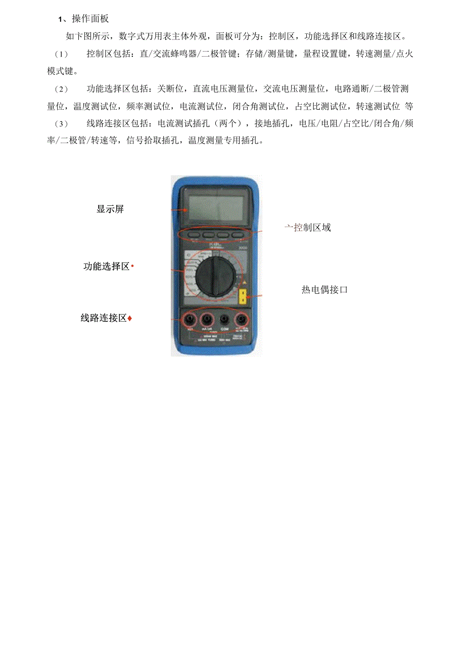 万用表(KAL3000)操作说明_第2页