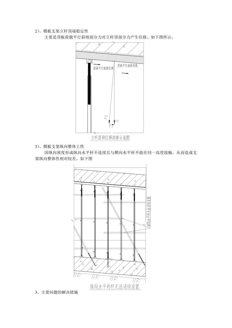 模板支架基础及顶板均为斜坡面施工方法探讨分析解析_第2页