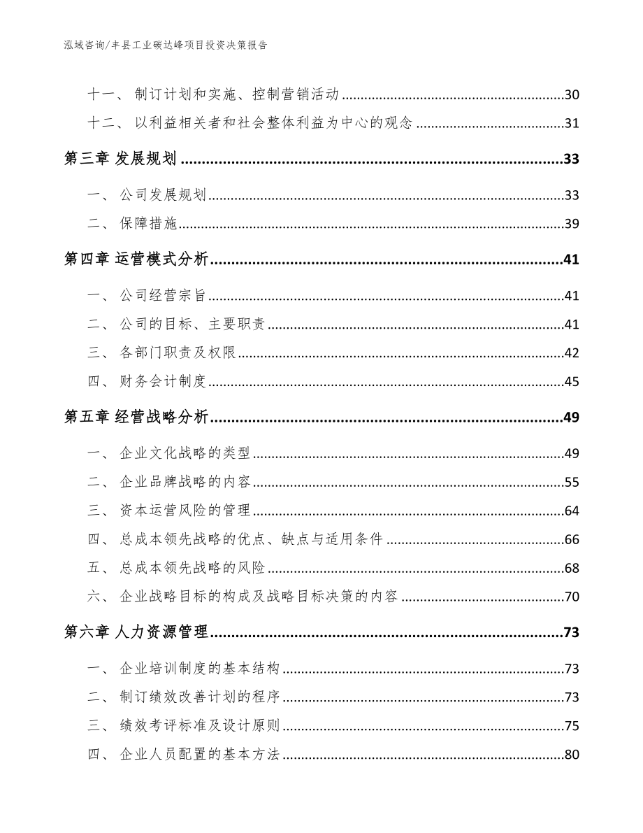 丰县工业碳达峰项目投资决策报告（模板）_第3页