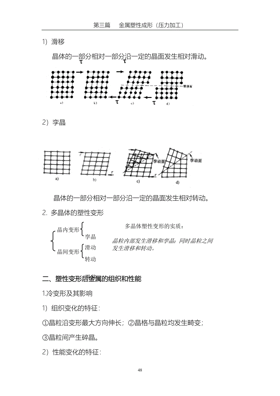 【材料课件】《授课教案》第三篇　金属塑性成形（压力加工）3_第4页