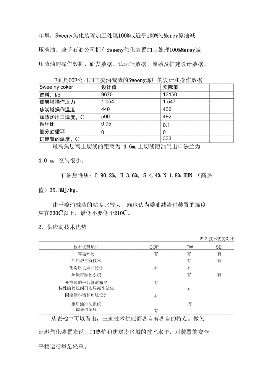 延迟焦化技术方案对比_第4页