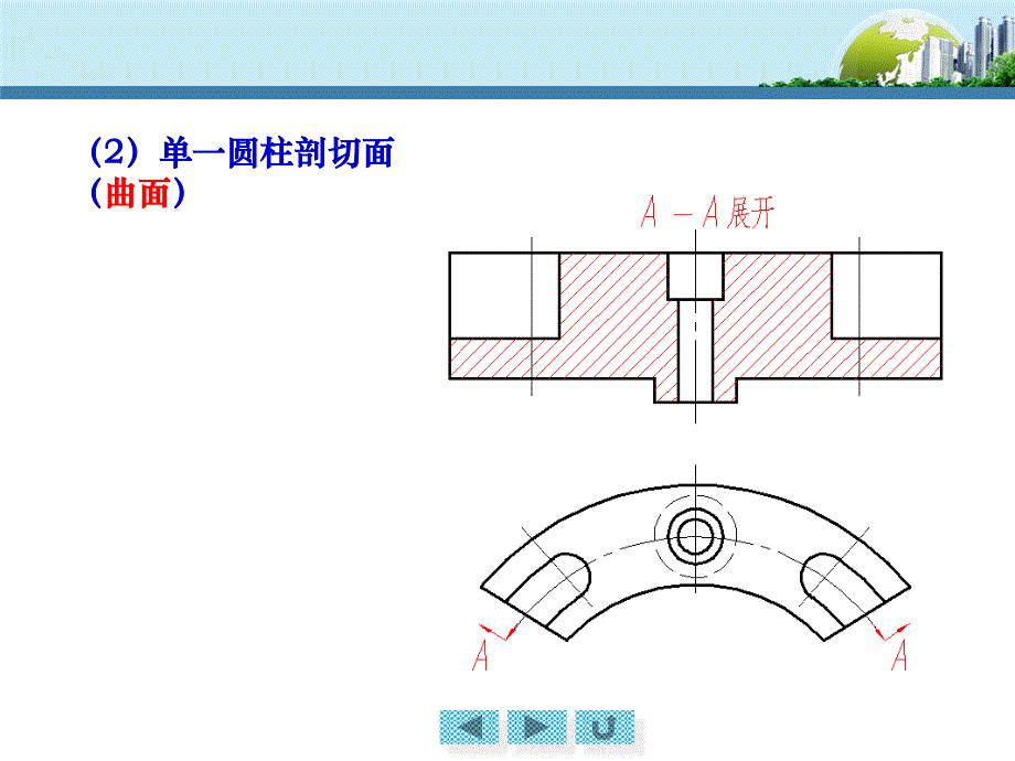 模块五任务2.2剖切面的种类_第4页