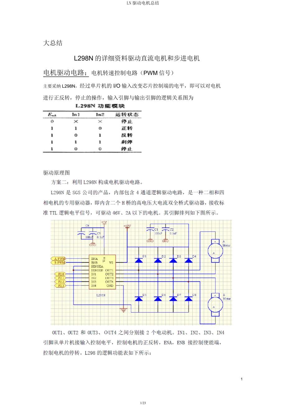 LN驱动电机总结.docx_第1页