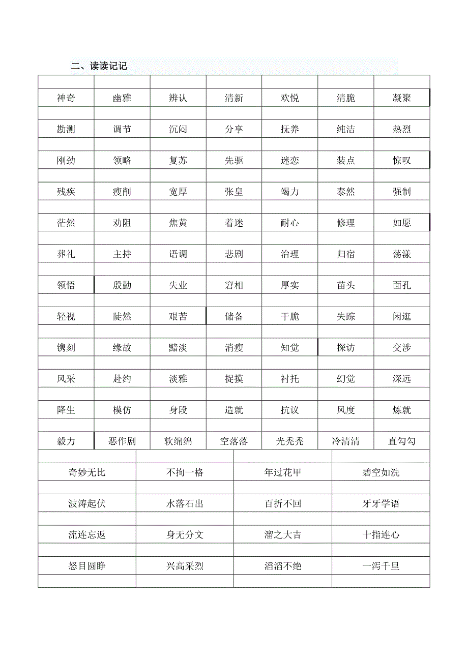 小学语文六年级上册总复习资料_第3页