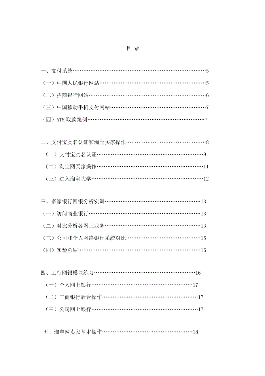 电子支付与结算实训基础报告_第3页