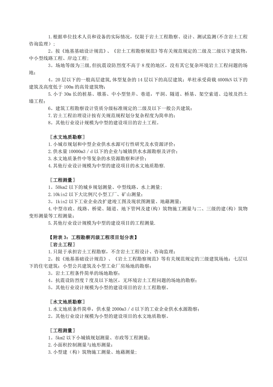 工程勘察、设计资质等级承担任务范围57185.doc_第3页