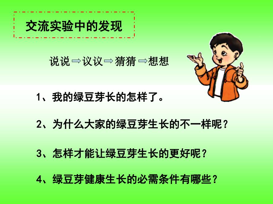 芙蓉区山二小观察绿豆芽的生长ppt课件_第2页