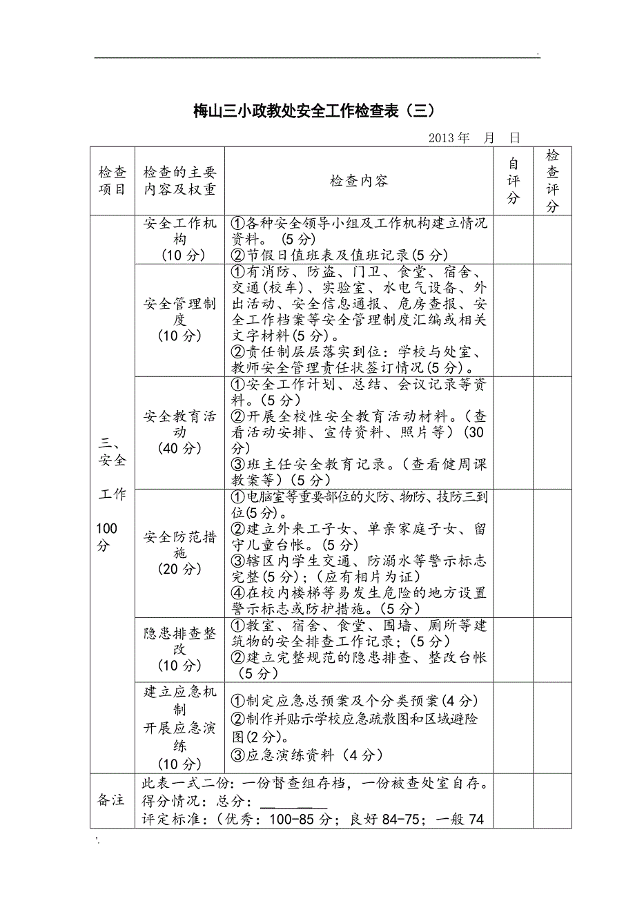 学校常规管理工作检查表_第4页