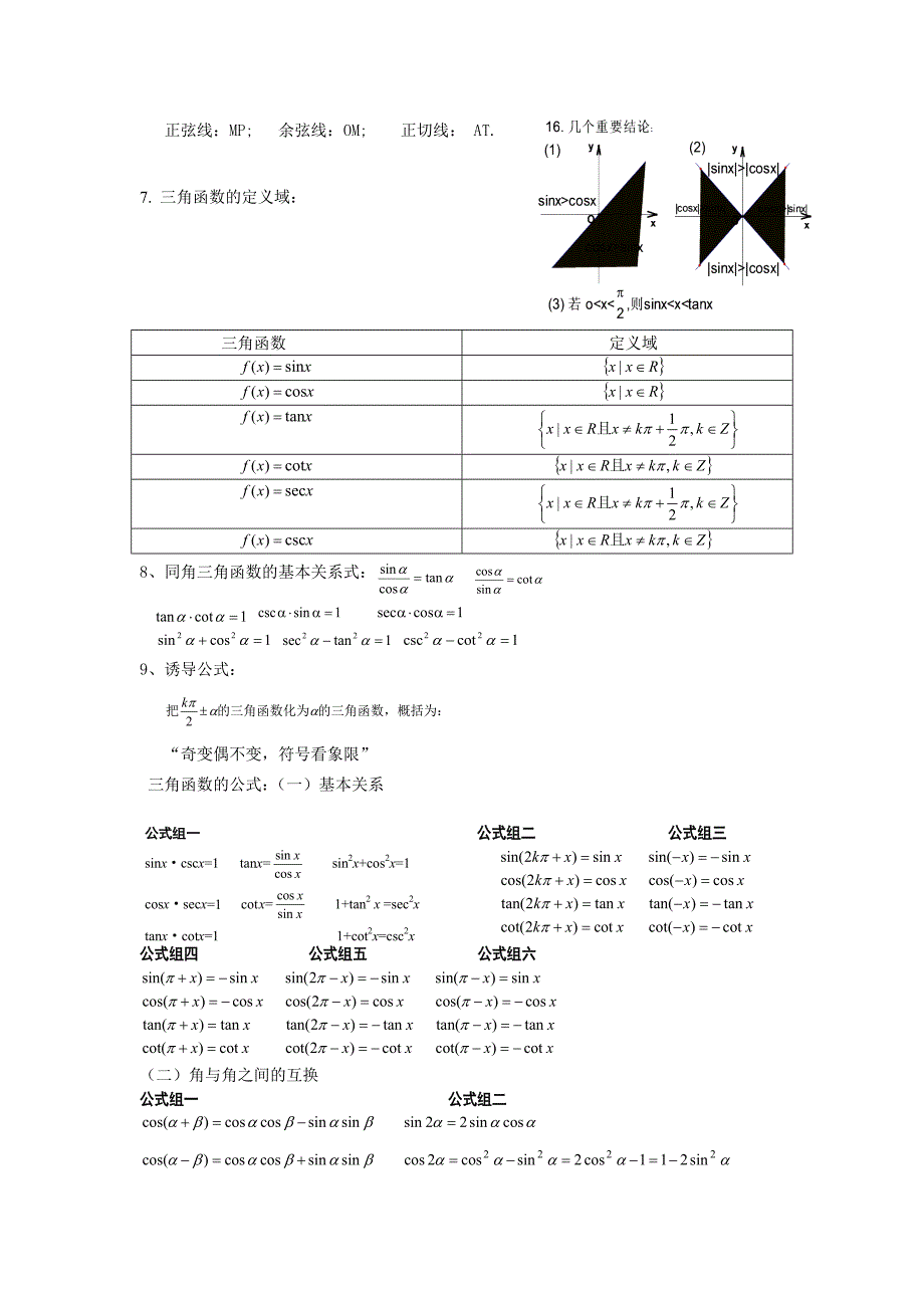 (完整版)高中数学三角函数知识点总结实用版.doc_第2页