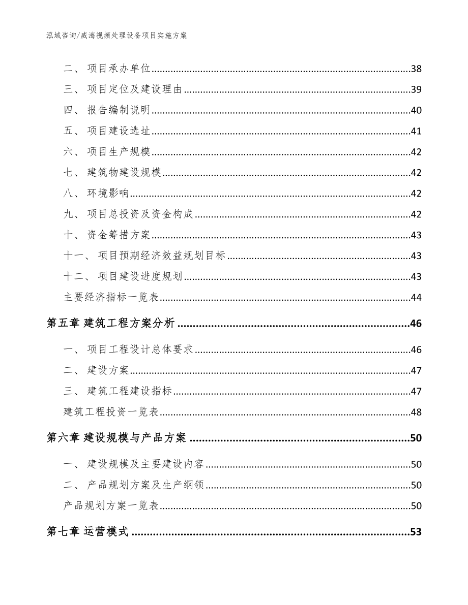 威海视频处理设备项目实施方案_模板_第2页