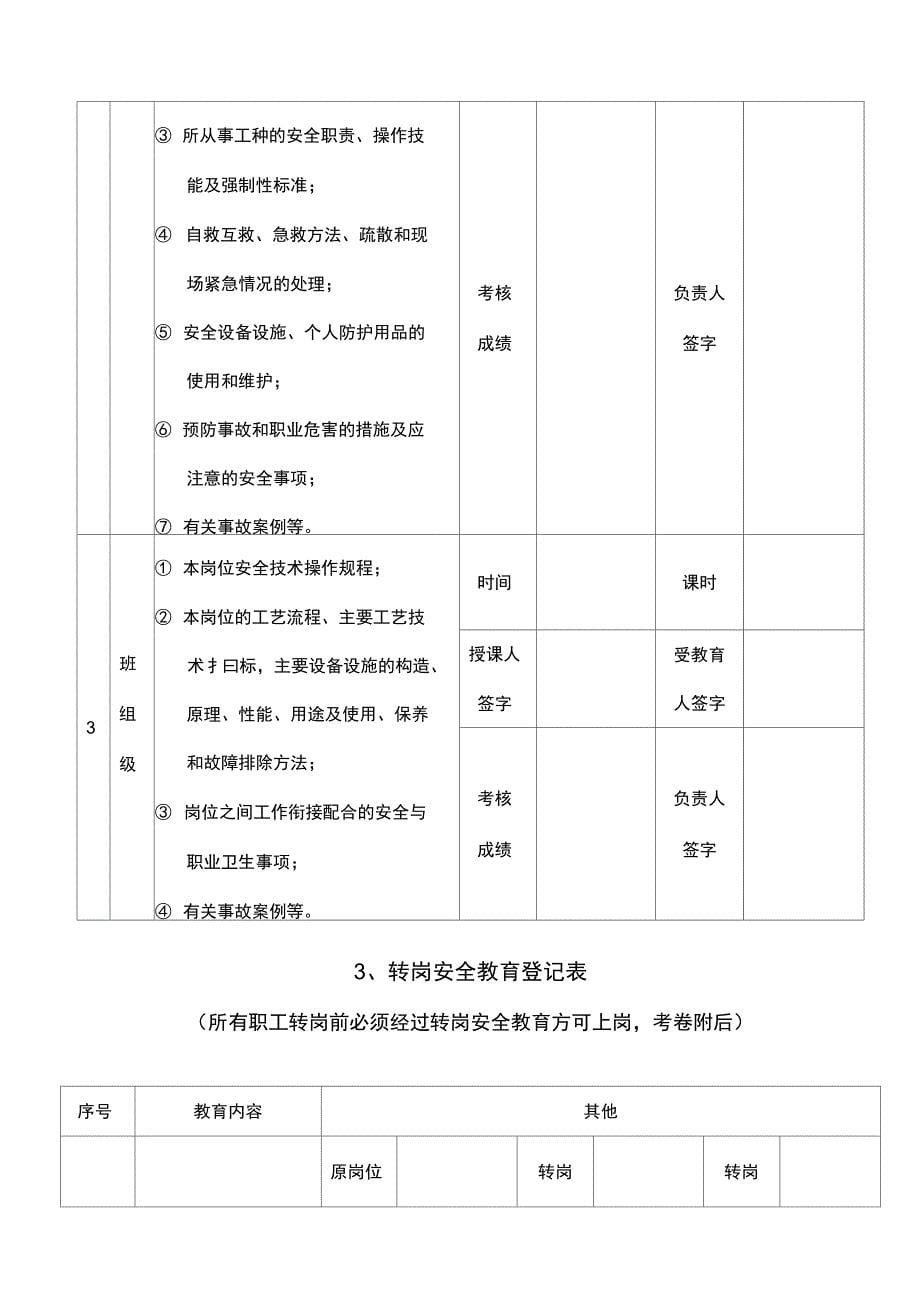 安全教育培训一人一档_第5页