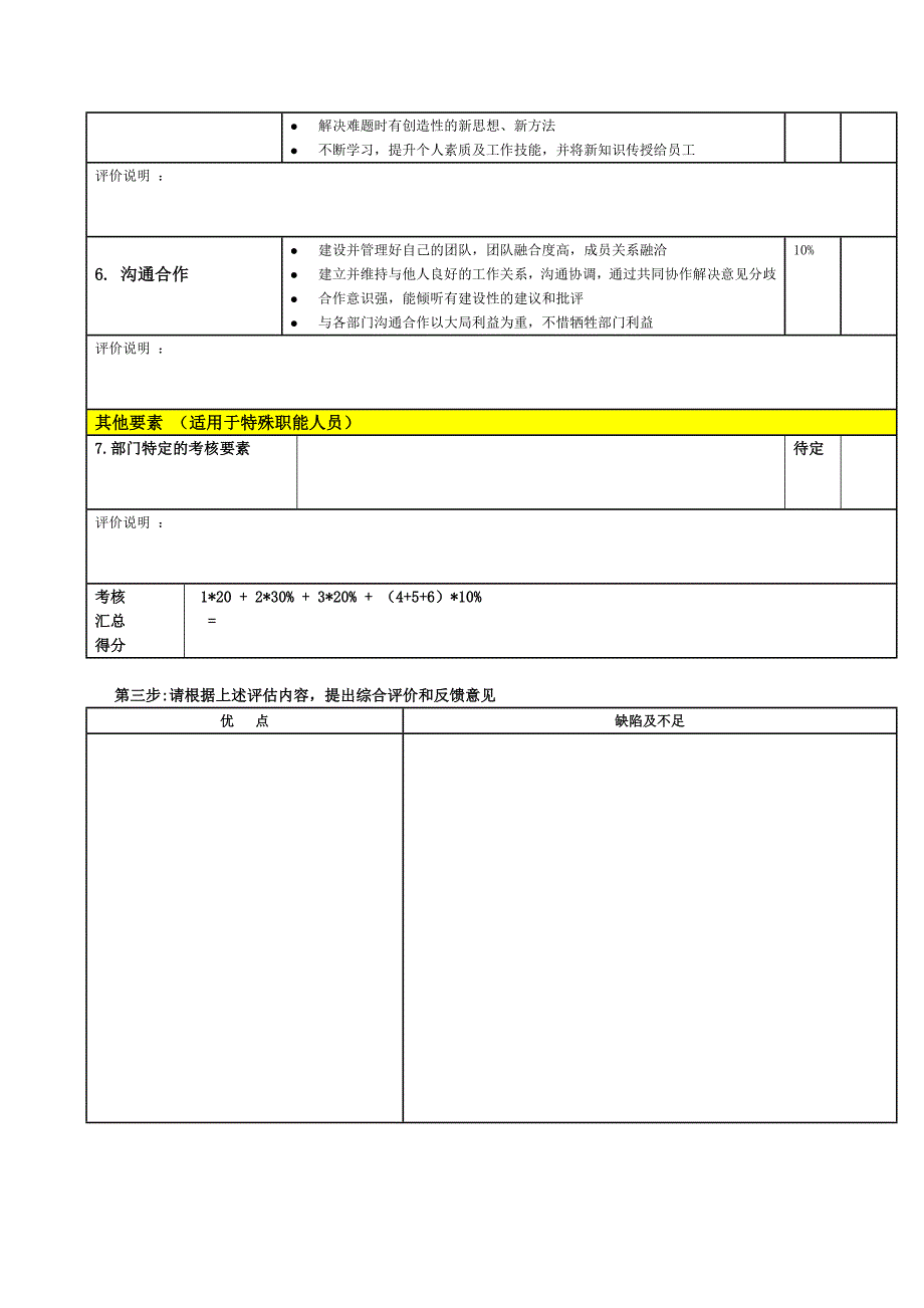 附表1：述职评价表(管理岗位).doc_第2页