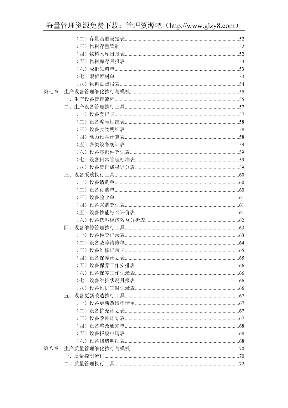 生产管理工作细化执行与模板_第4页