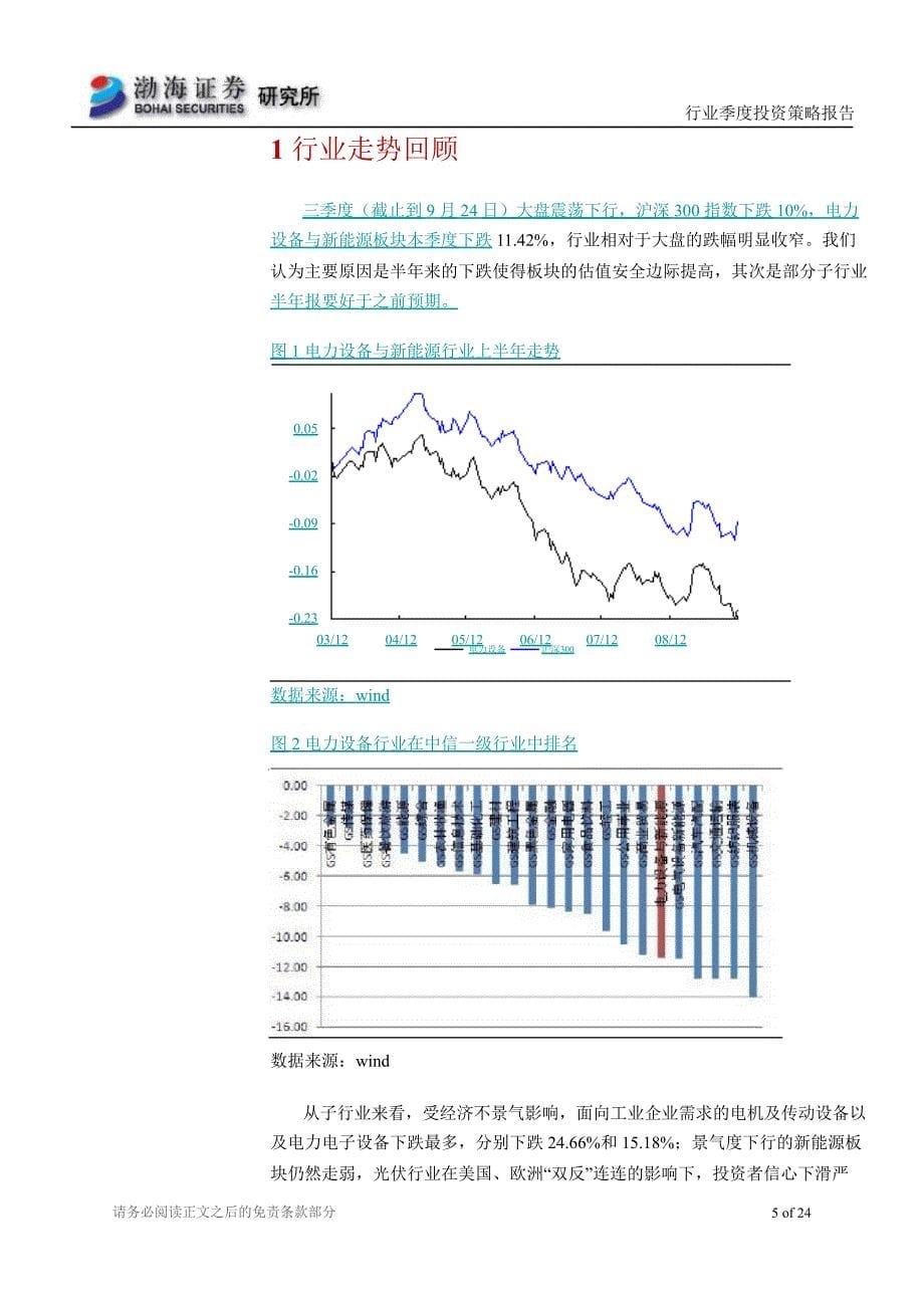 电力设备行业四季度投资策略报告旺季到来子行业亮点可期0929_第5页